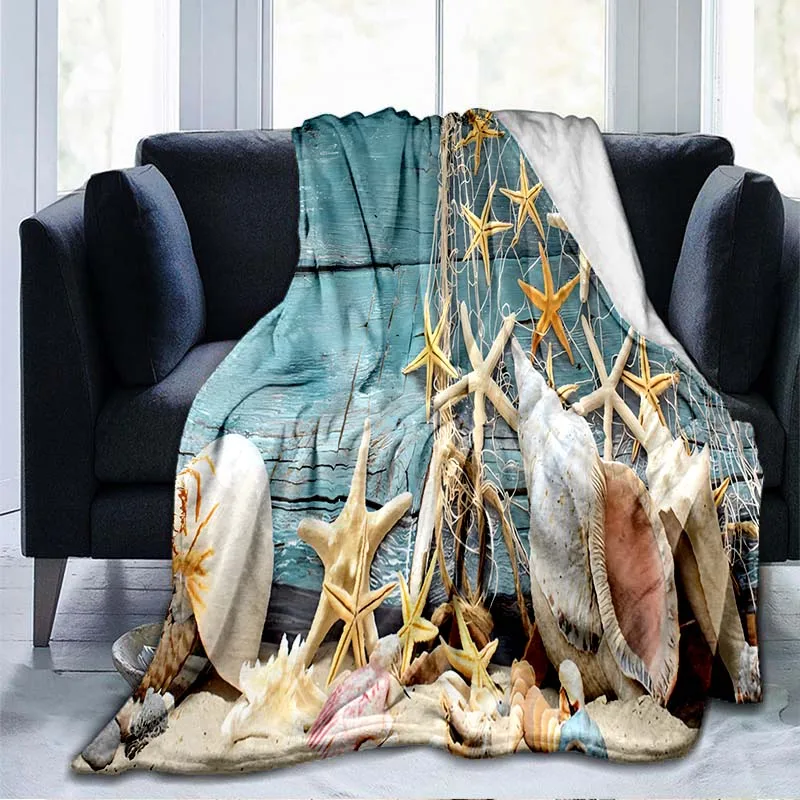 Printed Throw Blanket Bedspread Flannel Home Blanket Plush Soft Comfortable Home Decor Blanket King Beach Shells Landscape 3D
Printed Throw Blanket Bedspread Flannel Home Blanket Plush Soft Comfortable Home Decor Blanket King Beach Shells Landscape 3D