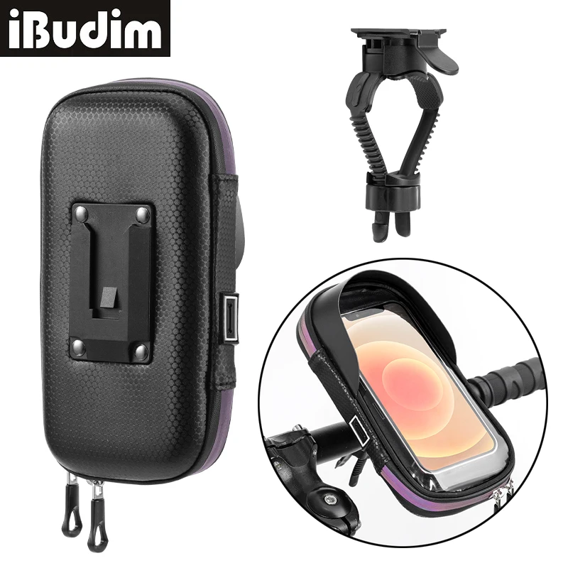 Bicycle Handlebar Phone Holder Stand Waterproof Bike Motorcycle Cell Phone Support Case Cover Scooter Mobile Phone Mount Bag
Bicycle Handlebar Phone Holder Stand Waterproof Bike Motorcycle Cell Phone Support Case Cover Scooter Mobile Phone Mount Bag