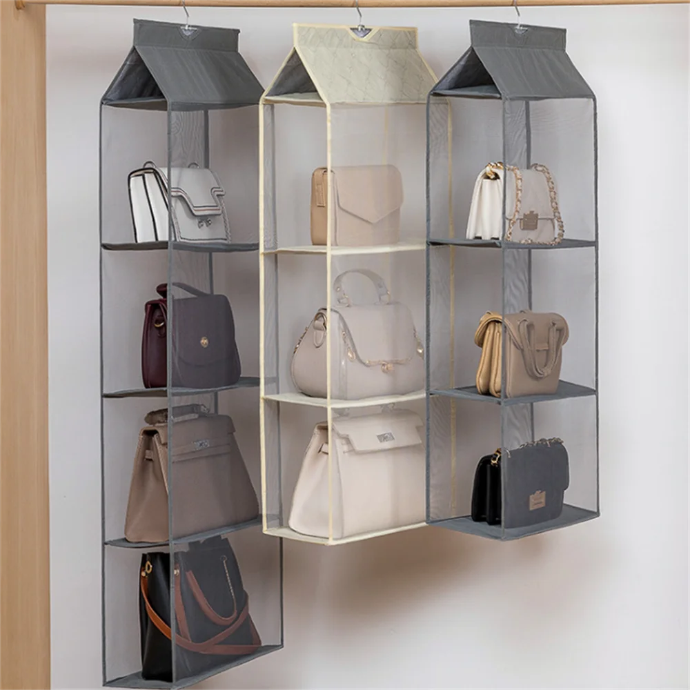 Складная подвесная сумка 2-5 слоев, складной органайзер для сумок, портмоне, разные двери, карманная вешалка, вешалка для хранения в шкафу
Складная подвесная сумка 2-5 слоев, складной органайзер для сумок, портмоне, разные двери, карманная вешалка, вешалка для хранения в шкафу