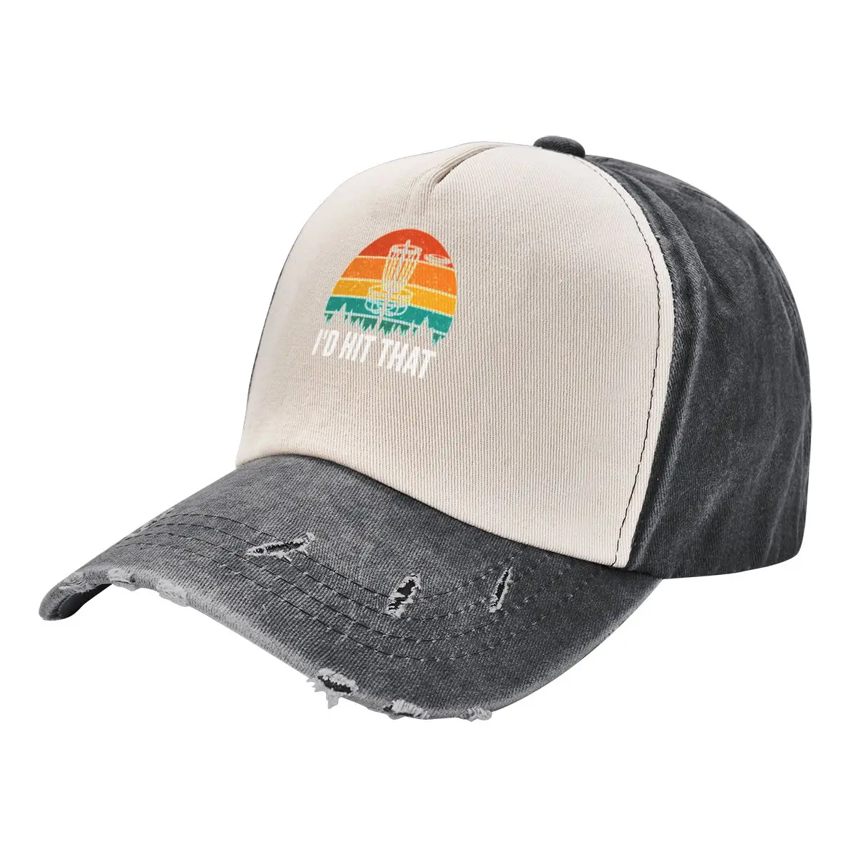 

Id Hit That Disc Golf Baseball Cap New In Hat sun hat Female Men's