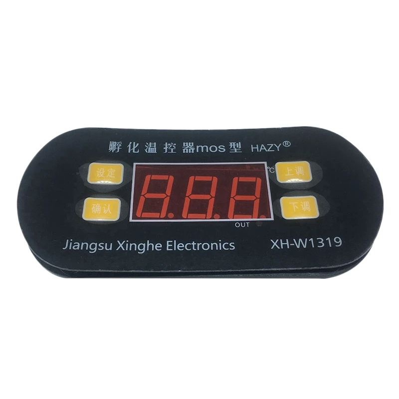 

XH-W1319 Incubation Thermostat Digital Temperature Controller Hatching Mute Heating Temperature Control 0.1 Degree