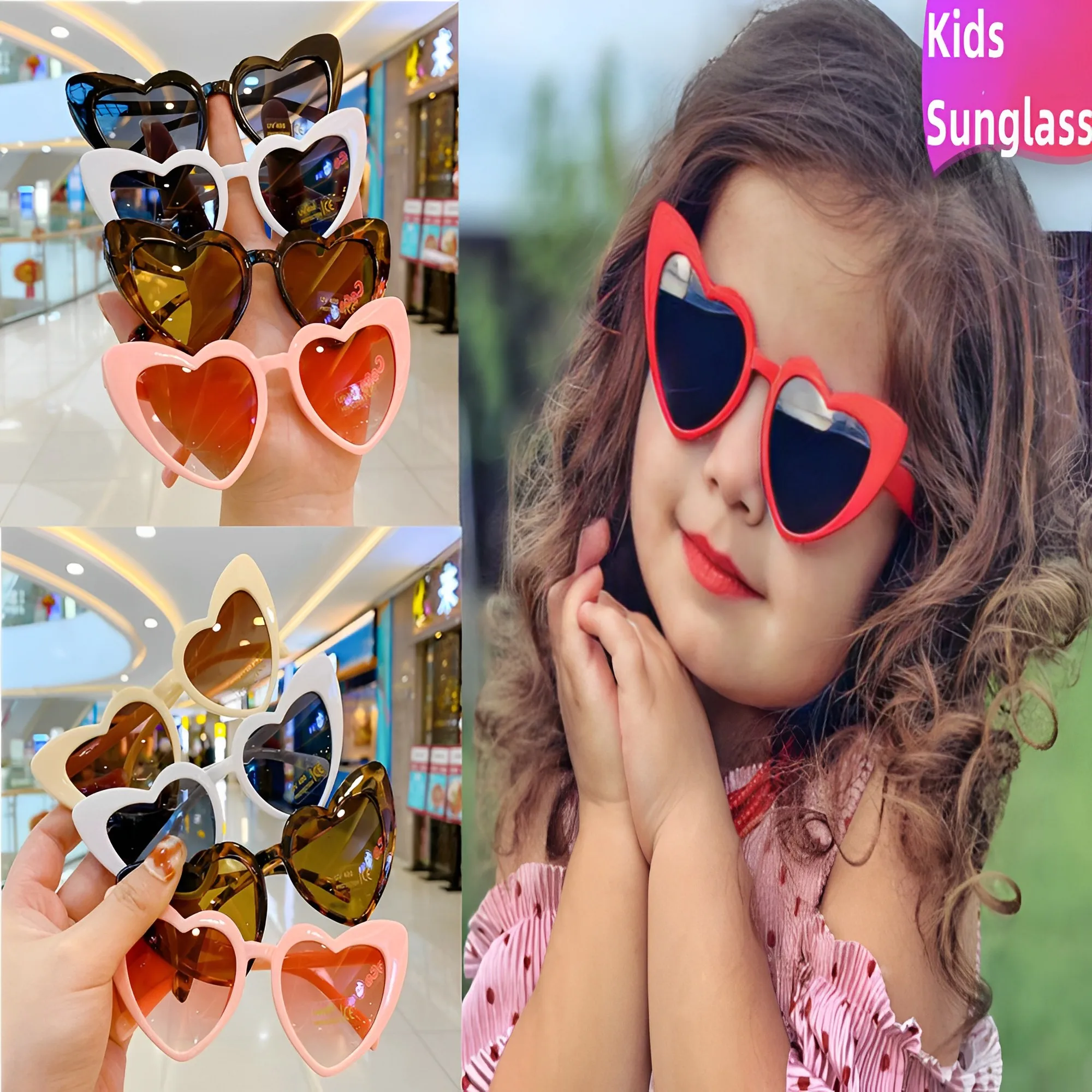 Fashion Heart Shape Kids Sunglasses Big Frame Glitter Pink Summer Sun Shades Glasses Outdoor Eyeglasses Uv400 Eyewear
Fashion Heart Shape Kids Sunglasses Big Frame Glitter Pink Summer Sun Shades Glasses Outdoor Eyeglasses Uv400 Eyewear