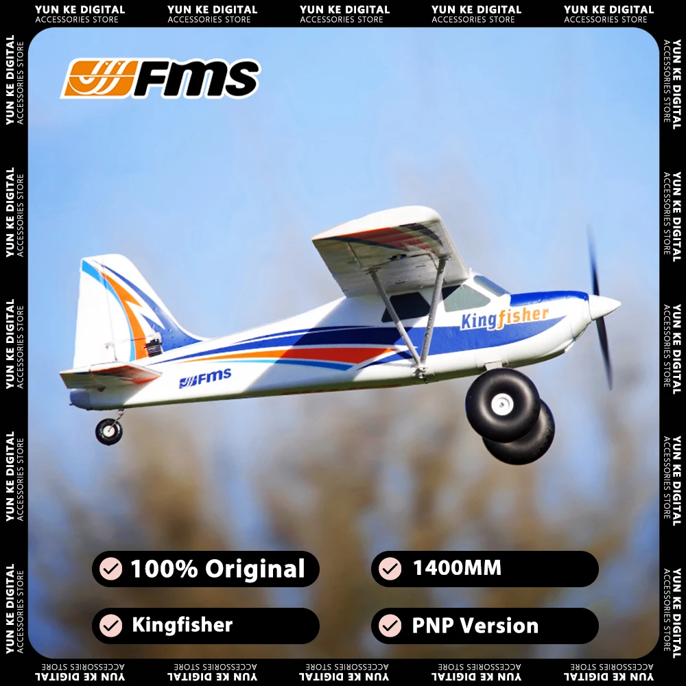 Модель самолета FMS 1400 мм Kingfisher RC начального уровня радиоуправляемая модель самолета с неподвижным крылом коллекционный подарок
Модель самолета FMS 1400 мм Kingfisher RC начального уровня радиоуправляемая модель самолета с неподвижным крылом коллекционный подарок