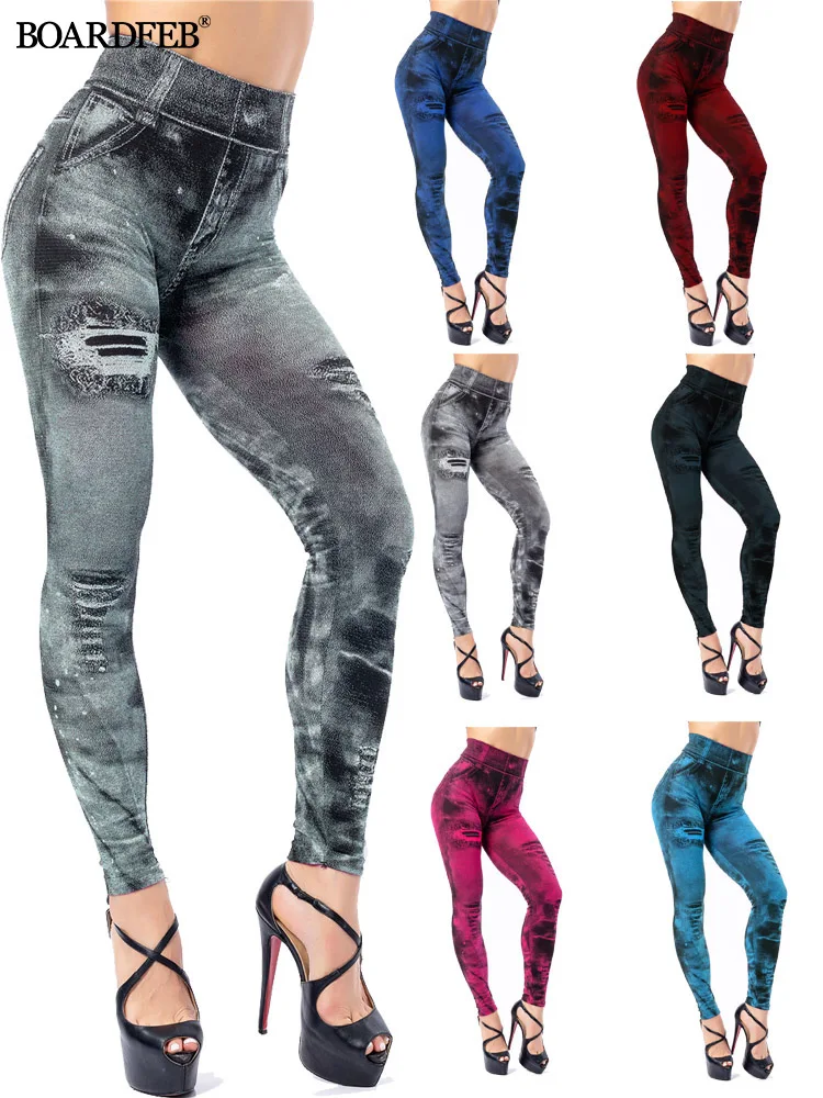 Faux Denim Leggings Jeans Casual High Waist Yoga Pencil Pants Scrunch Butt Lifting Slim Elastic Tights Female Sport Trousers
Faux Denim Leggings Jeans Casual High Waist Yoga Pencil Pants Scrunch Butt Lifting Slim Elastic Tights Female Sport Trousers