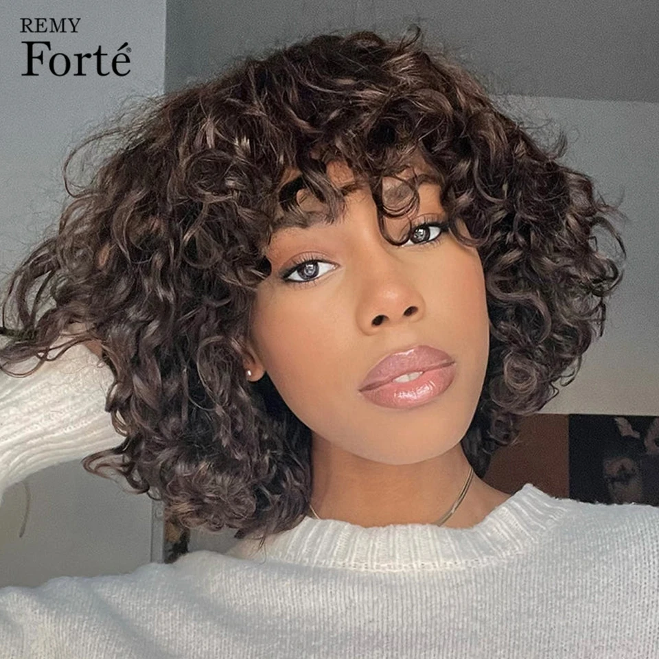 Remy Forte Pixie Cut Human Hair Bob Wigs With Bang Full Machine Made Human Hair Wig Natural Black Bob Human Hair Wigs With Bang
Remy Forte Pixie Cut Human Hair Bob Wigs With Bang Full Machine Made Human Hair Wig Natural Black Bob Human Hair Wigs With Bang