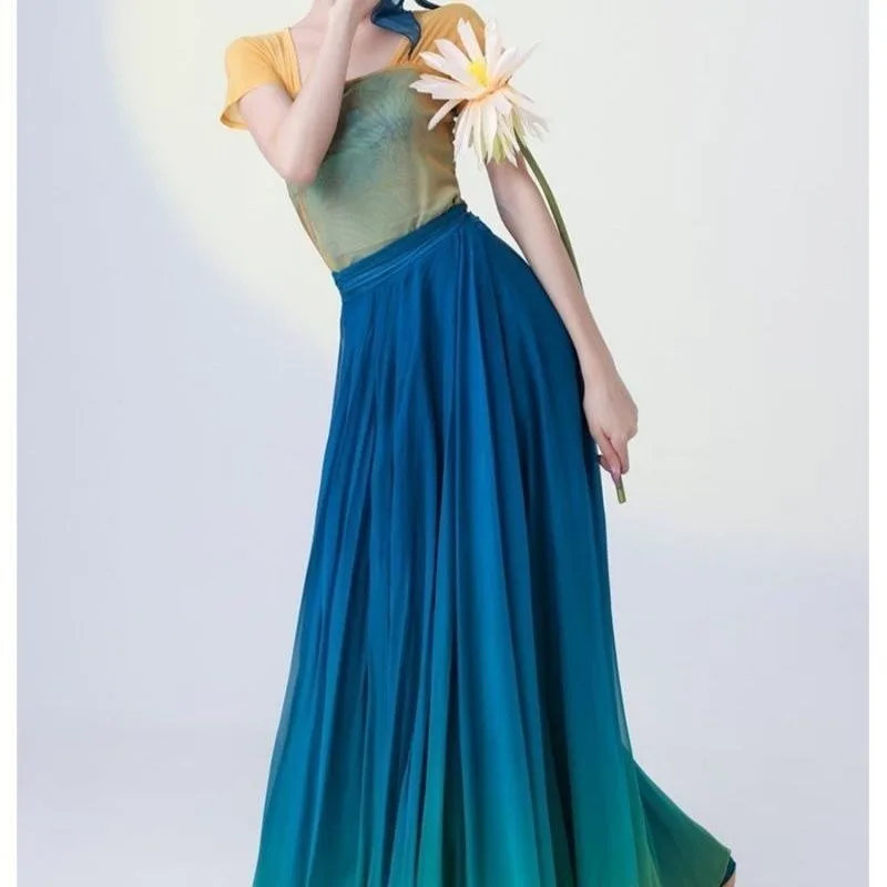 Classical Dance Gauze Clothing, Body Rhyme Dance Clothing Physical Performance Clothing Cosplay Dance Clothes Women
Classical Dance Gauze Clothing, Body Rhyme Dance Clothing Physical Performance Clothing Cosplay Dance Clothes Women