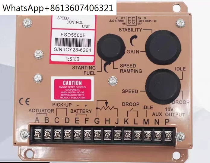 Fast Delivery ESD5500E Generator Set Speed Control Board Regulador De Velocidad Del Motor Compatible With Original
Fast Delivery ESD5500E Generator Set Speed Control Board Regulador De Velocidad Del Motor Compatible With Original