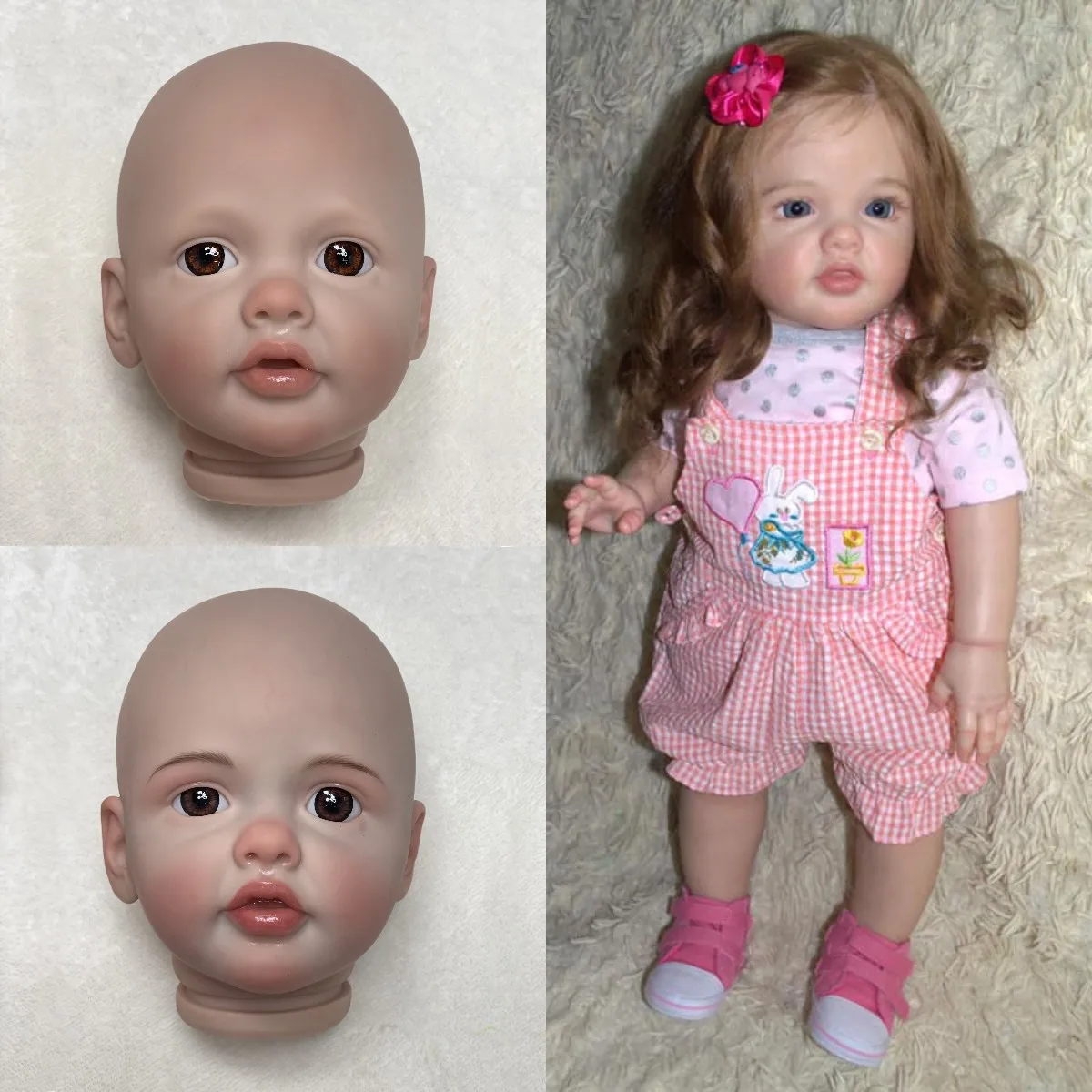 70 Cm Betty Reborn Doll Handmade Lifelike Newborn Baby Doll DIY Newborn Kits Two version 3D And 999D Painted By Artists
70 Cm Betty Reborn Doll Handmade Lifelike Newborn Baby Doll DIY Newborn Kits Two version 3D And 999D Painted By Artists