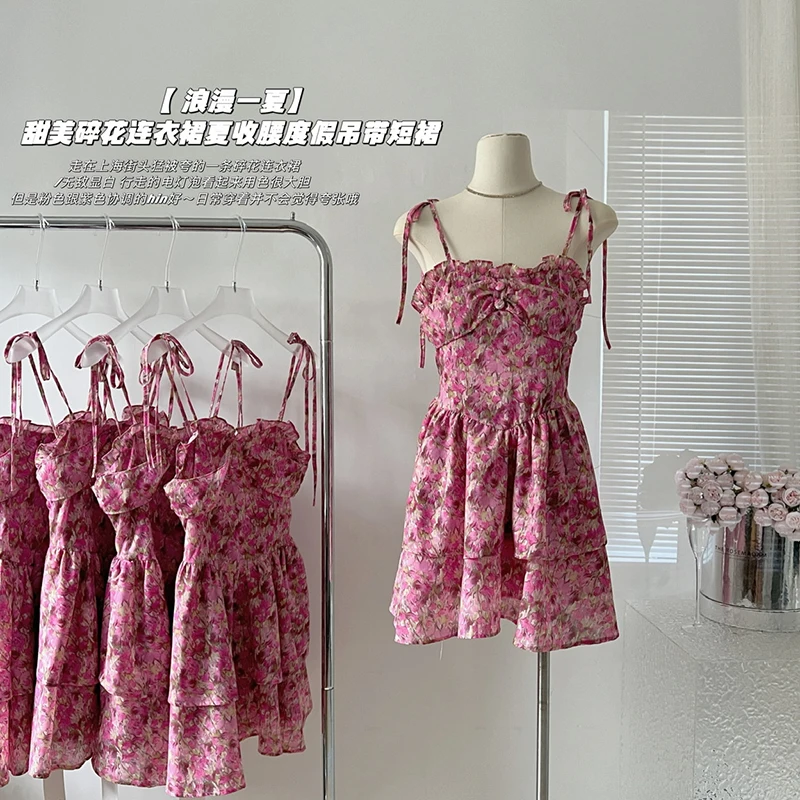 Vintage Sleeveless Rose Dress Women Summer Ruffles Backless Sexy Leisure Print Design Sundress Elegant Female Fit Dresses
Vintage Sleeveless Rose Dress Women Summer Ruffles Backless Sexy Leisure Print Design Sundress Elegant Female Fit Dresses
