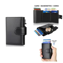 New Business ID Credit Card Holder Men and Women RFID Vintage Aluminium Card Holder Wallet Small Leather Wallet
New Business ID Credit Card Holder Men and Women RFID Vintage Aluminium Card Holder Wallet Small Leather Wallet