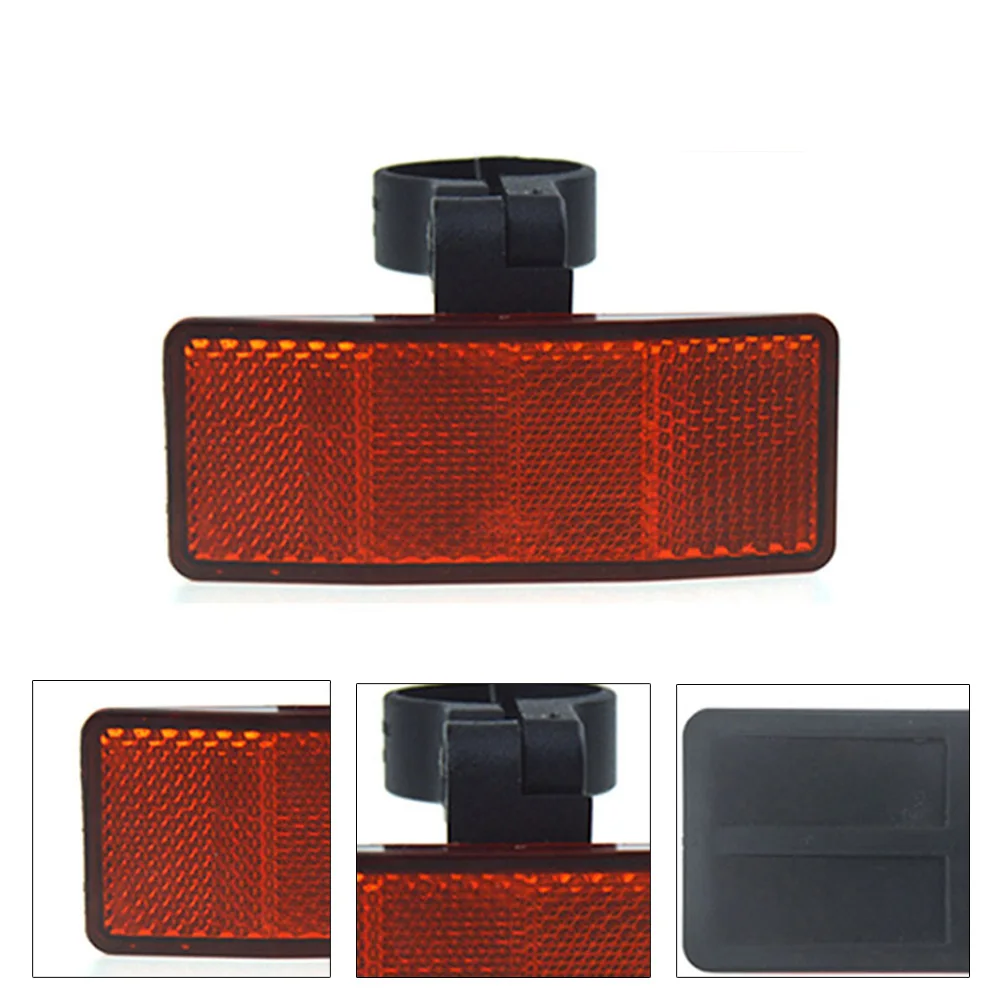 

Bicycle Rear Reflectors Taillight For Luggage Rack Bike Night Warning Plastic Plate Kit Shelf Reflector Sheet Reflective Light