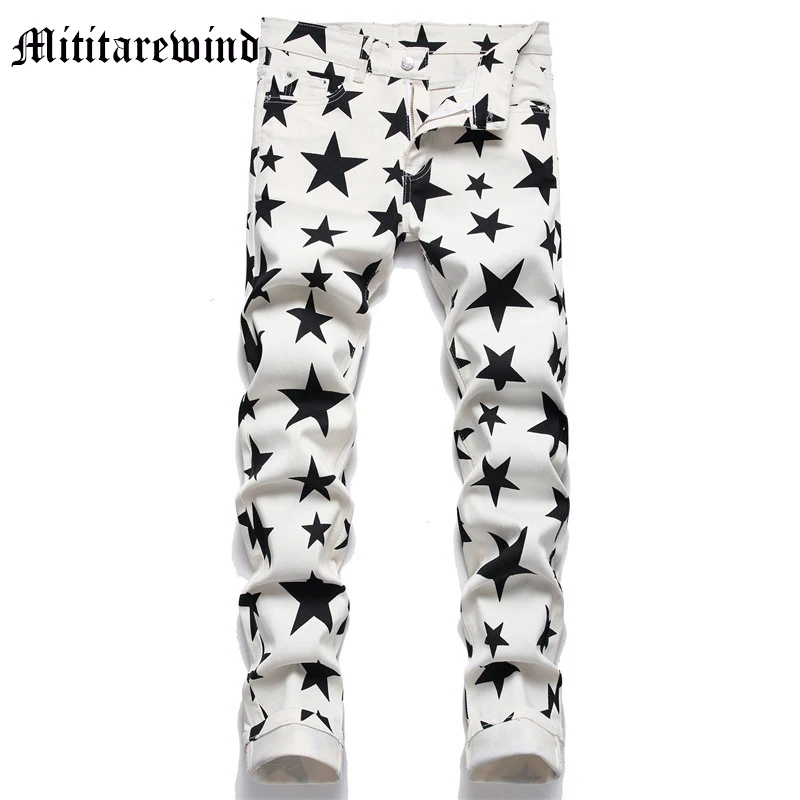 New Arrival Stars Jeans Print Men's Slimming Hip Hop Classic Pants Casual Full Length High Street Y2k Streetwear Male
New Arrival Stars Jeans Print Men's Slimming Hip Hop Classic Pants Casual Full Length High Street Y2k Streetwear Male