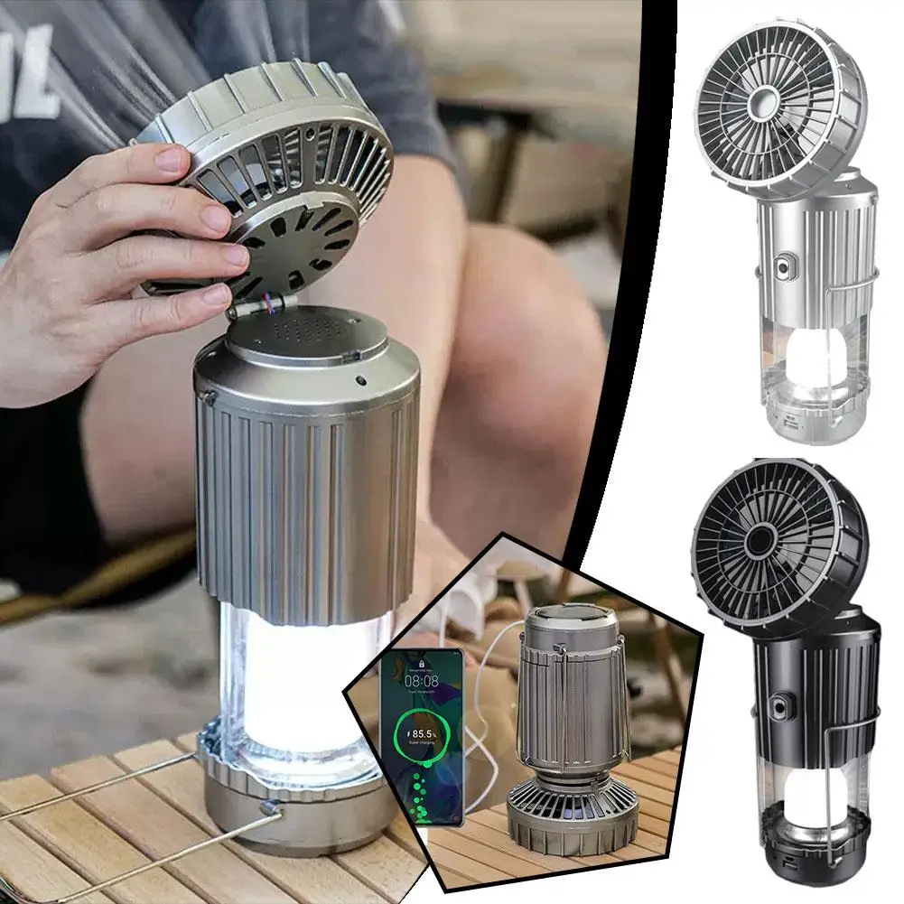 Solar Camping Fan Portable Rechargeable Foldable Hangable Power Bank Charging Solar Handheld Lantern With Lamp E0A2
Solar Camping Fan Portable Rechargeable Foldable Hangable Power Bank Charging Solar Handheld Lantern With Lamp E0A2