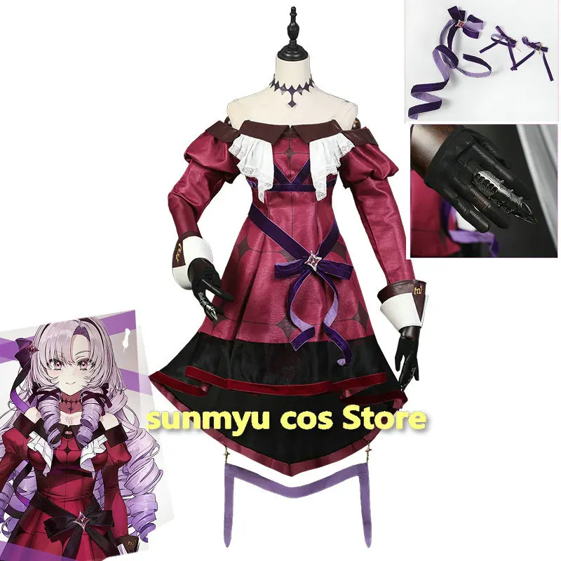 Nijisanji Vtuber Cosplay Hyakumantenbara Salome Cosplay Costume Vtuber Salome Red Lolita Fancy Dress Halloween
Nijisanji Vtuber Cosplay Hyakumantenbara Salome Cosplay Costume Vtuber Salome Red Lolita Fancy Dress Halloween