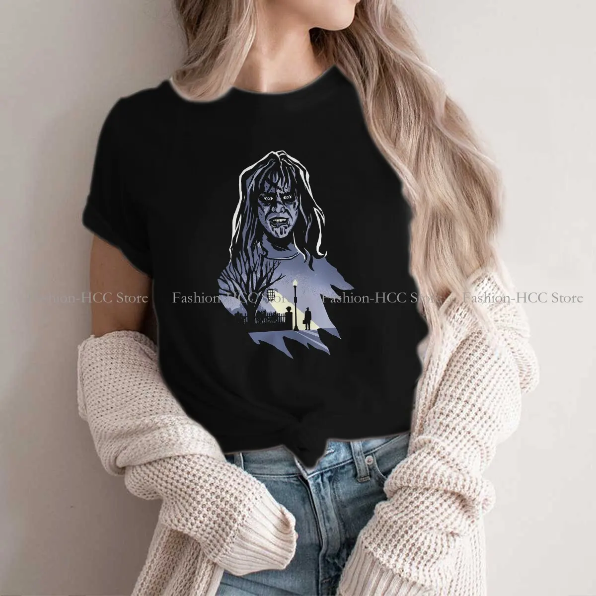 The Exorcist Movie Polyester TShirt for Women Night Humor Summer Sweatshirts T Shirt High Quality Trendy
The Exorcist Movie Polyester TShirt for Women Night Humor Summer Sweatshirts T Shirt High Quality Trendy