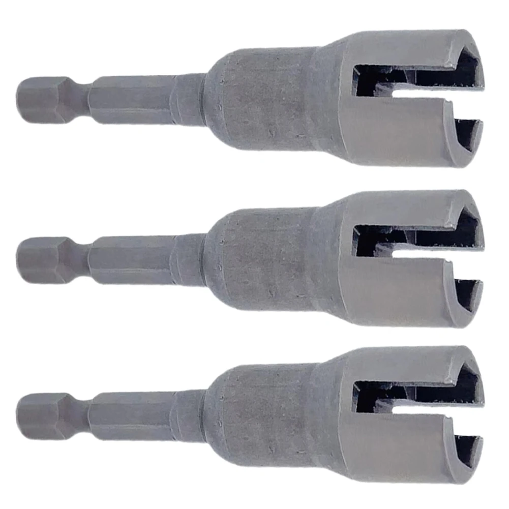 3pcs Slotted Hexagonal 65mm Electric Screwdriver Socket Wrench Butterfly Hole Chrome Vanadium Steel Hand Tools Parts
3pcs Slotted Hexagonal 65mm Electric Screwdriver Socket Wrench Butterfly Hole Chrome Vanadium Steel Hand Tools Parts