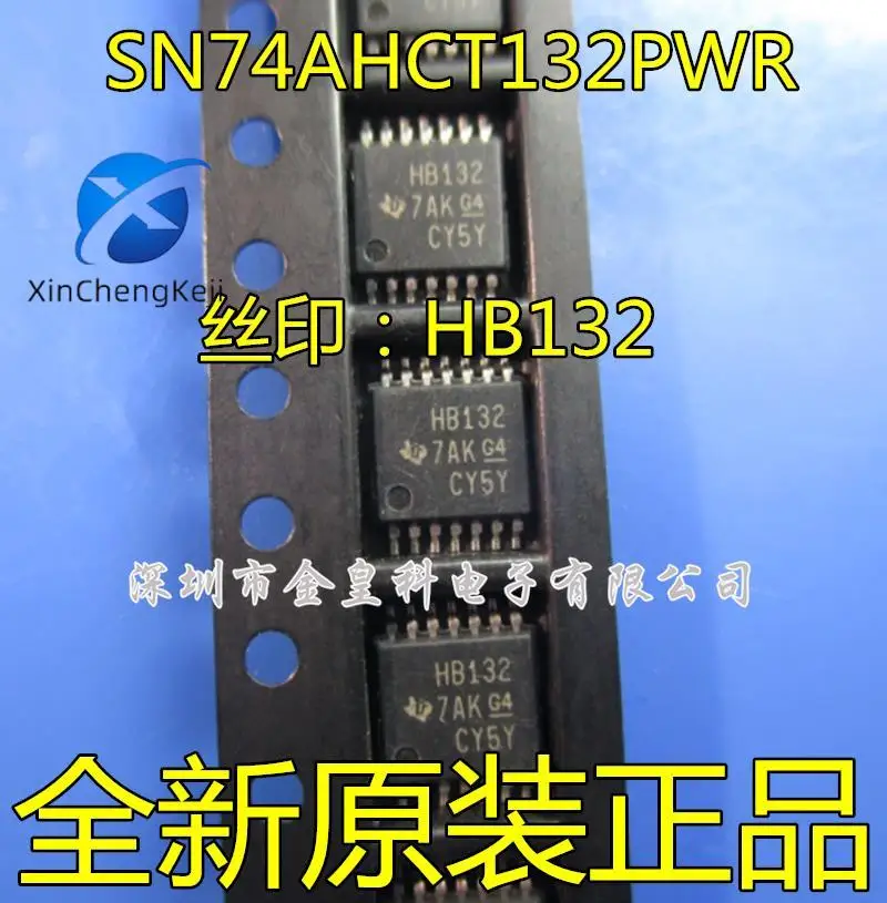 20pcs original new SN74AHCT132PWR TSSOP-14 screen printed HB132 gate and inverter
20pcs original new SN74AHCT132PWR TSSOP-14 screen printed HB132 gate and inverter