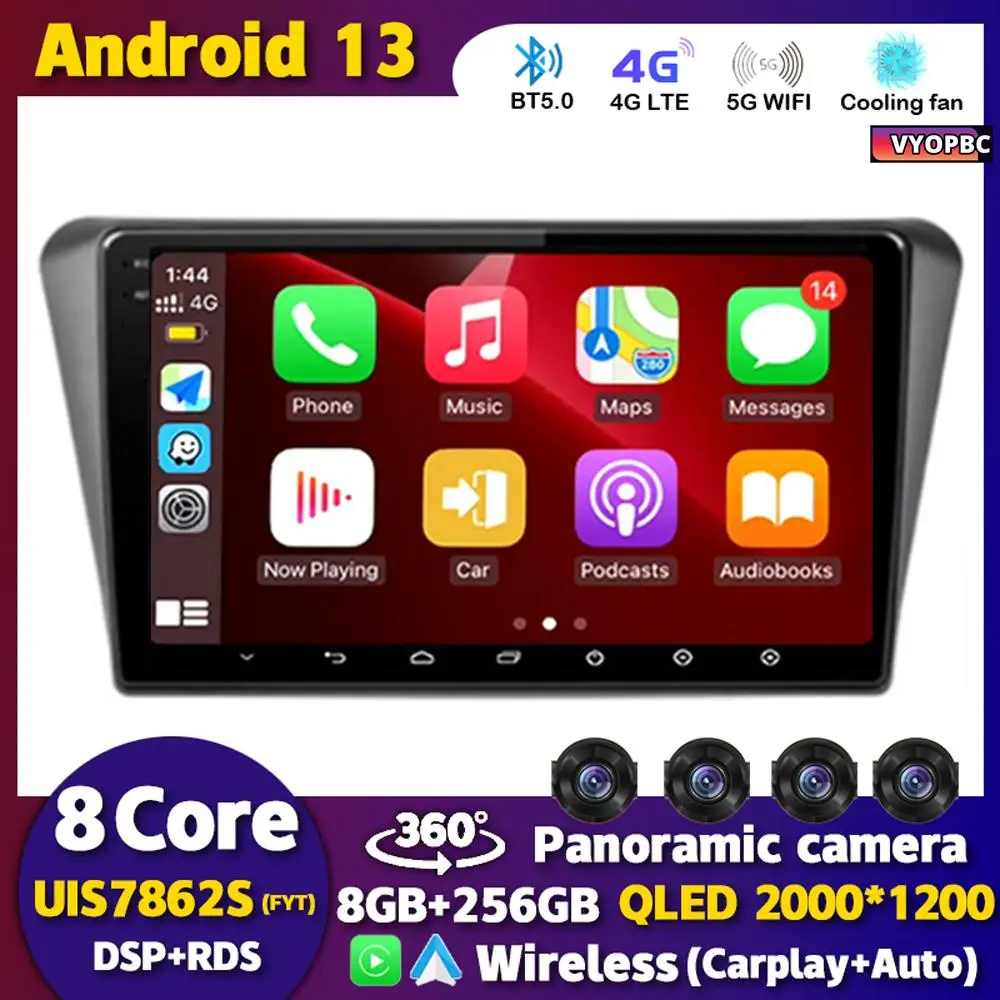Android 13 Auto Carplay WIFI+4G For Peugeot 408 2014 2015 2016 2017 2018 GPS Car Radio Multimedia Video Player Stereo 360 Camera
Android 13 Auto Carplay WIFI+4G For Peugeot 408 2014 2015 2016 2017 2018 GPS Car Radio Multimedia Video Player Stereo 360 Camera