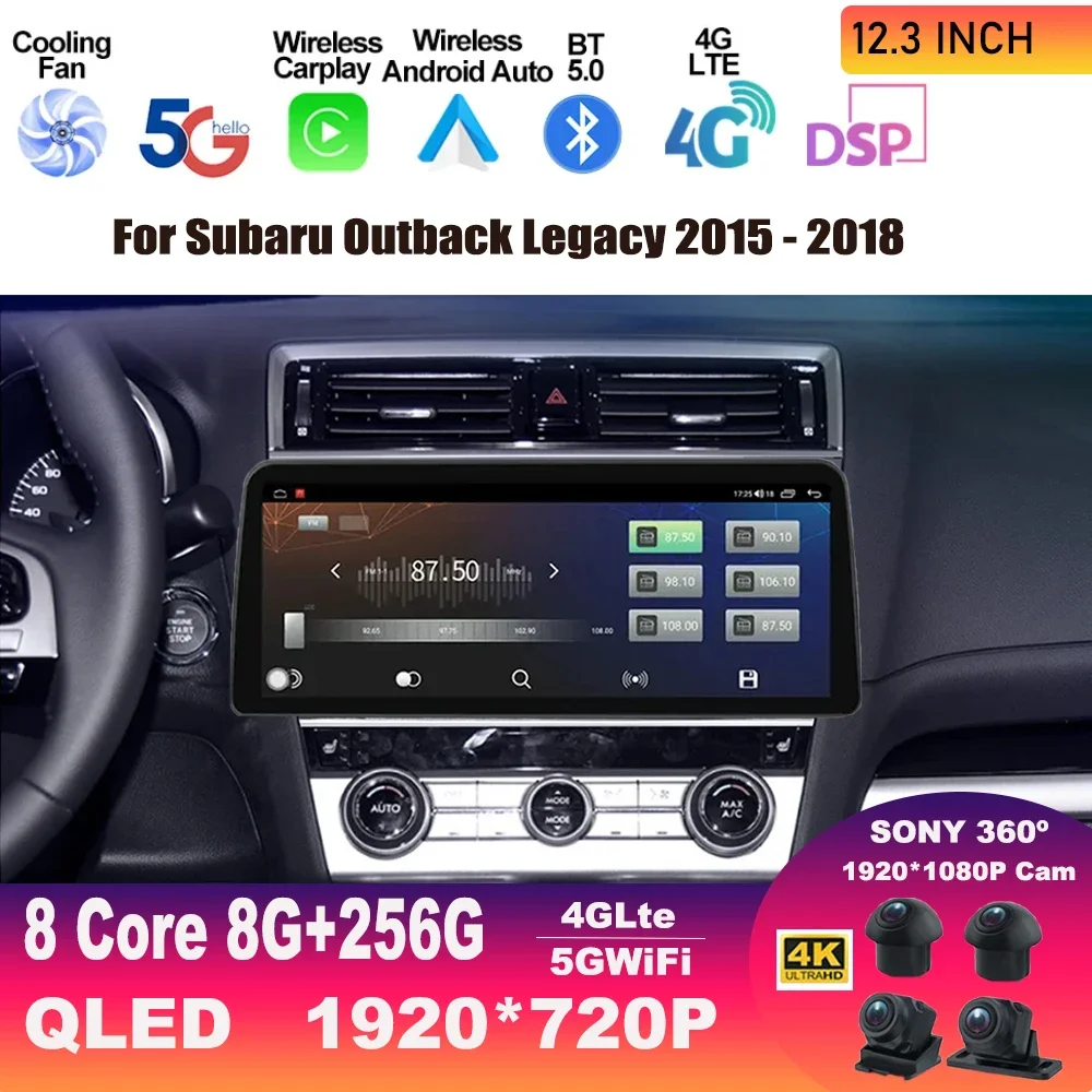 12.3 Inch Android 13 For Subaru Outback Legacy 2015 - 2018 Car Multimedia Radio Stereo GPS Navigation Head Unit Player Carplay
12.3 Inch Android 13 For Subaru Outback Legacy 2015 - 2018 Car Multimedia Radio Stereo GPS Navigation Head Unit Player Carplay