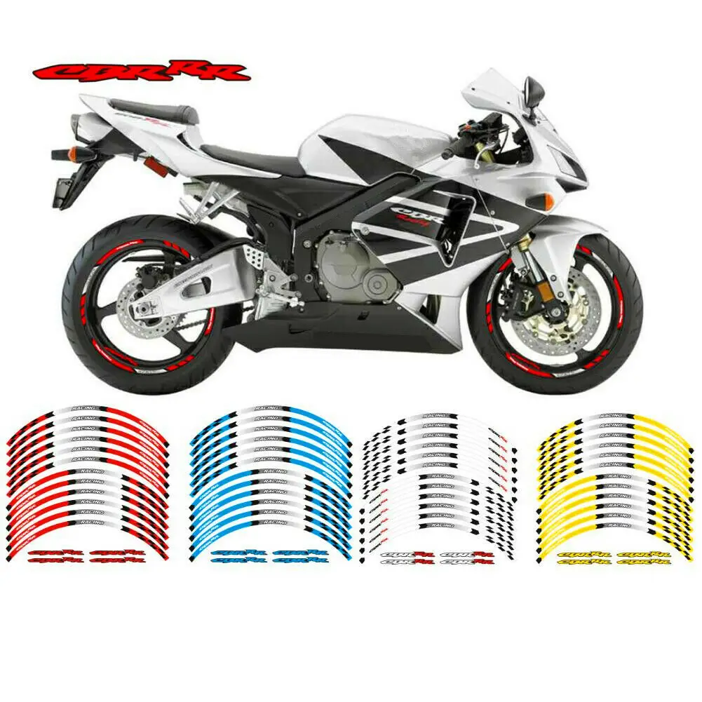 

17" Rim Stripes Wheel Tape Stickers For HONDA CBR 600RR 900RR 929RR 954RR 1000RR 1000RR-R Fireblade SP