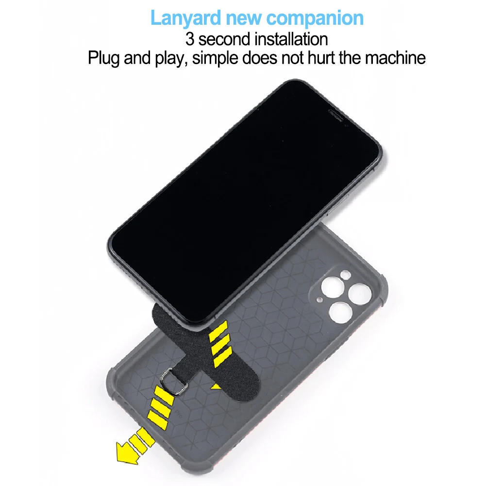 Durable Phone Lanyard Strap Tabs Gasket For Samsung For IPhone Mobile Phone Charm Tether Universal Anti-lost Safety Lanyard Card
Durable Phone Lanyard Strap Tabs Gasket For Samsung For IPhone Mobile Phone Charm Tether Universal Anti-lost Safety Lanyard Card