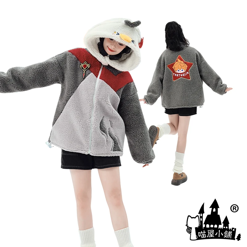 Game Genshin Impact Rose тартаглия шерстяной странный бархатный свитер пальто аниме мужской и женский модный Косплей Костюм женский
Game Genshin Impact Rose тартаглия шерстяной странный бархатный свитер пальто аниме мужской и женский модный Косплей Костюм женский