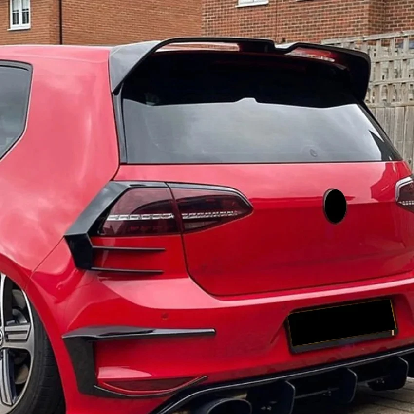 Oettinger Style Car Rear Bumper Roof Spoiler For Volkswagen VW Golf MK 7/7.5 GTI R 2013-2019 Tail Wing Auto Part Car Accessories Oettinger Style Car Rear Bumper Roof Spoiler For Volkswagen VW Golf MK 7/7.5 GTI R 2013-2019 Tail Wing Auto Part Car Accessories