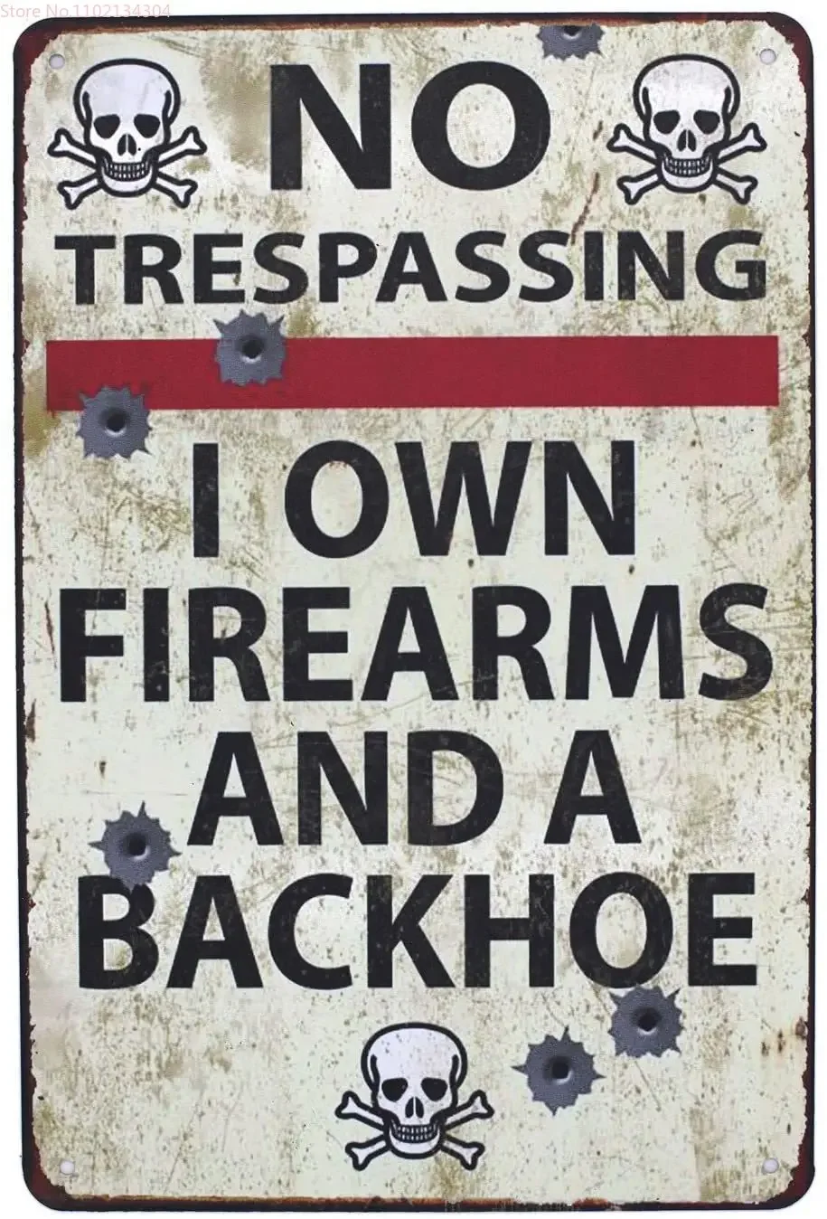 SUMIK NO TRESPASSING Metal Tin Sign, Vintage Art Poster Plaque Garage Man Cave Bar Home Wall Decor 30X40CM 
SUMIK NO TRESPASSING Metal Tin Sign, Vintage Art Poster Plaque Garage Man Cave Bar Home Wall Decor 30X40CM