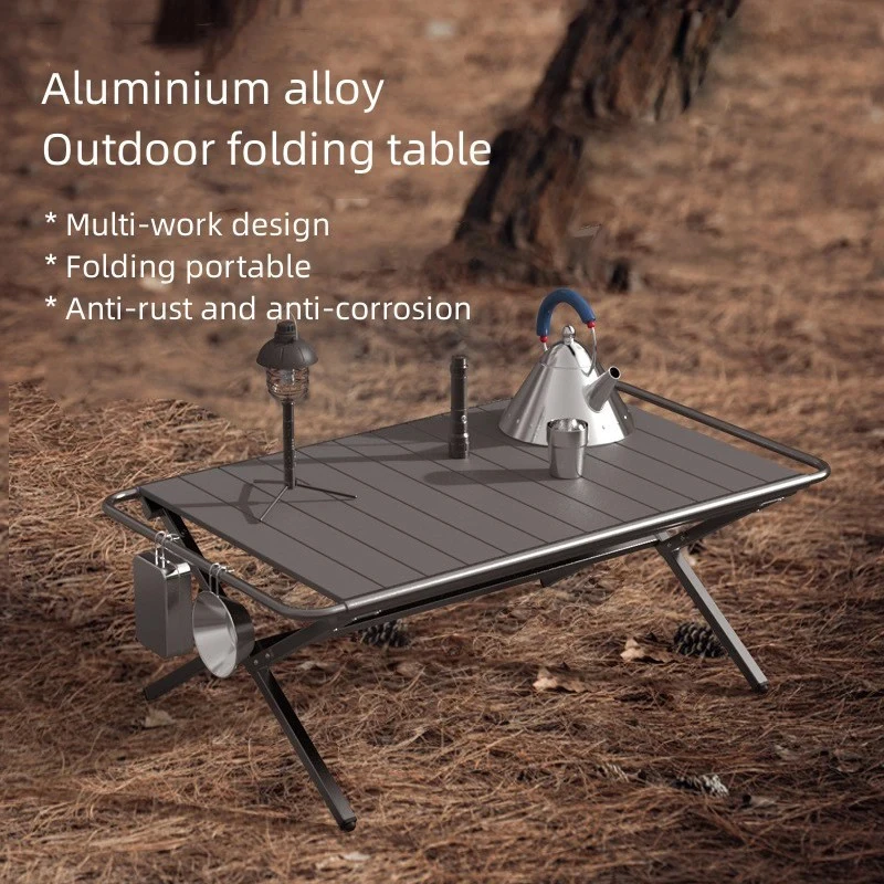 Outdoor Aluminum Alloy Table Camping Egg Roll Folding Table Portable Lightweight Self-driving Barbecue Table
Outdoor Aluminum Alloy Table Camping Egg Roll Folding Table Portable Lightweight Self-driving Barbecue Table