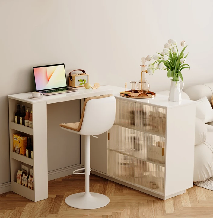 Cream style living room partition cabinet integrated household small unit expandable mobile bar counter cabinet against the wall
Cream style living room partition cabinet integrated household small unit expandable mobile bar counter cabinet against the wall