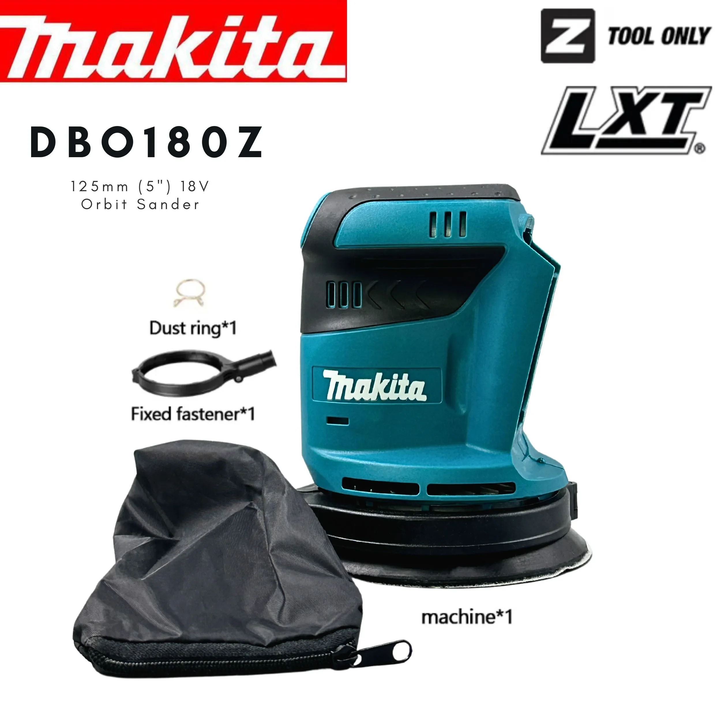 Makita charger circular polishing machine lithium-electric polishing machine 125 mm sandpaper grinding machine
Makita charger circular polishing machine lithium-electric polishing machine 125 mm sandpaper grinding machine