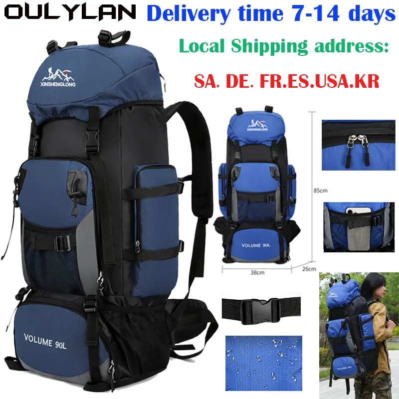 90L Outdoor Waterproof Cycling Camouflage Men Large Capacity Outdoor Waterproof Backpacks Travel Luggage Bag High-Capacity
90L Outdoor Waterproof Cycling Camouflage Men Large Capacity Outdoor Waterproof Backpacks Travel Luggage Bag High-Capacity