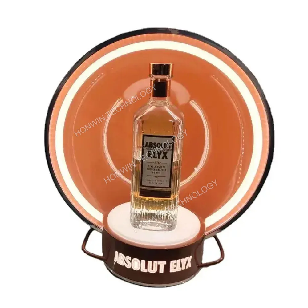 CUSTOM LOGO LED SEMICIRCLE ABSOLUT ELYX VODKA BOTTLE PRESENTER GLOBE GLORIFIER ROUND CHAMPAGNE NEON SIGN DISPLAY WINE RACK
CUSTOM LOGO LED SEMICIRCLE ABSOLUT ELYX VODKA BOTTLE PRESENTER GLOBE GLORIFIER ROUND CHAMPAGNE NEON SIGN DISPLAY WINE RACK