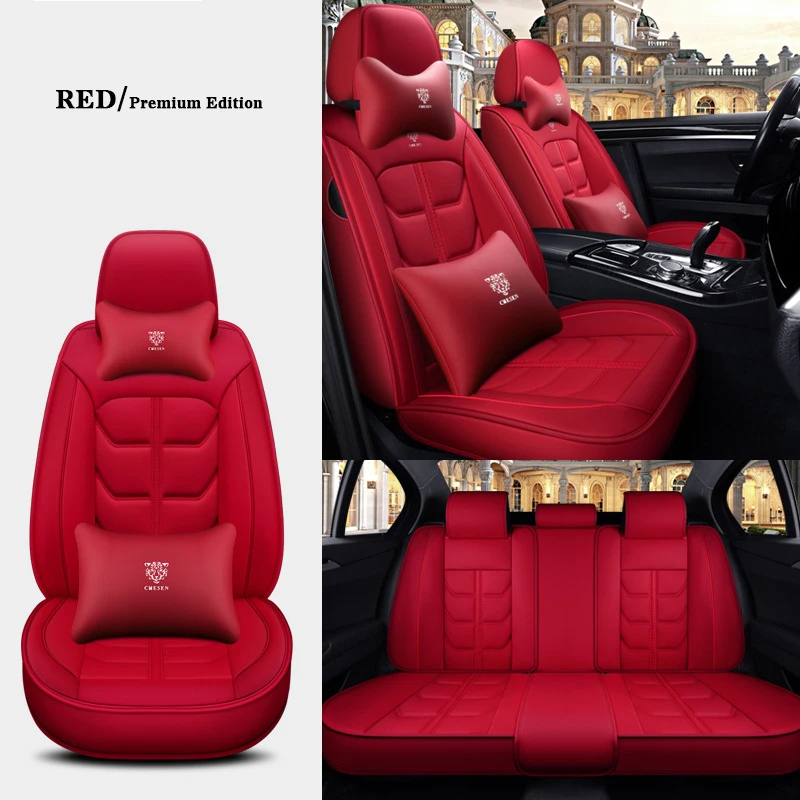 Car Seat Covers Full Set Universal PU Leather For Audi Q5L Nissan Sentra QijunQashqai J10 J11 350Z 307Z Car Interior Accessories
Car Seat Covers Full Set Universal PU Leather For Audi Q5L Nissan Sentra QijunQashqai J10 J11 350Z 307Z Car Interior Accessories
