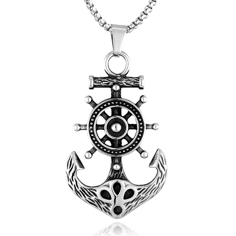 Navigator Anchor Rudder Stainless Steel Men Women Necklaces Pendants Chain Punk Trendy Fashion Jewelry Wholesale Dropshipping
Navigator Anchor Rudder Stainless Steel Men Women Necklaces Pendants Chain Punk Trendy Fashion Jewelry Wholesale Dropshipping