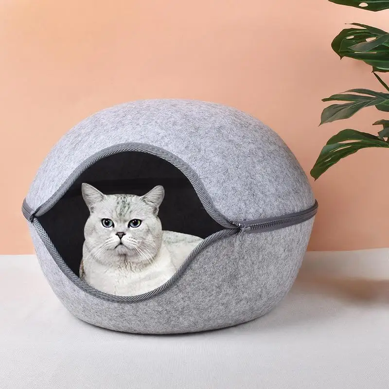 

Cat Tunnel Beds Interactive Play Toy Bed Unique Doughnut Design Small Pets House Cat Tunnel Universal Kitten Training Toy House