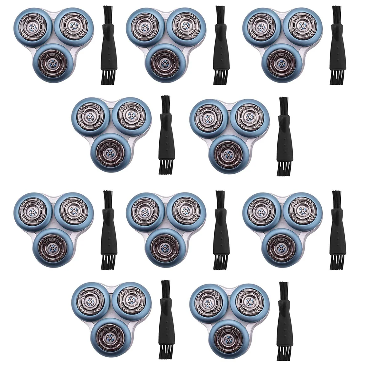 10X Replacement Shaver Head Cutter for Philips Series 7000 9000 RQ10 RQ11 RQ12 SH90/52/70 S9711 S9511 S90 Razor Blades
10X Replacement Shaver Head Cutter for Philips Series 7000 9000 RQ10 RQ11 RQ12 SH90/52/70 S9711 S9511 S90 Razor Blades