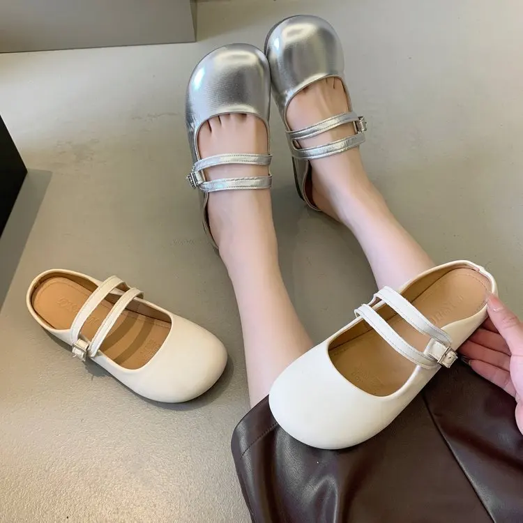 Женские шлепанцы из ПУ кожи, на низком каблуке
Женские шлепанцы из ПУ кожи, на низком каблуке