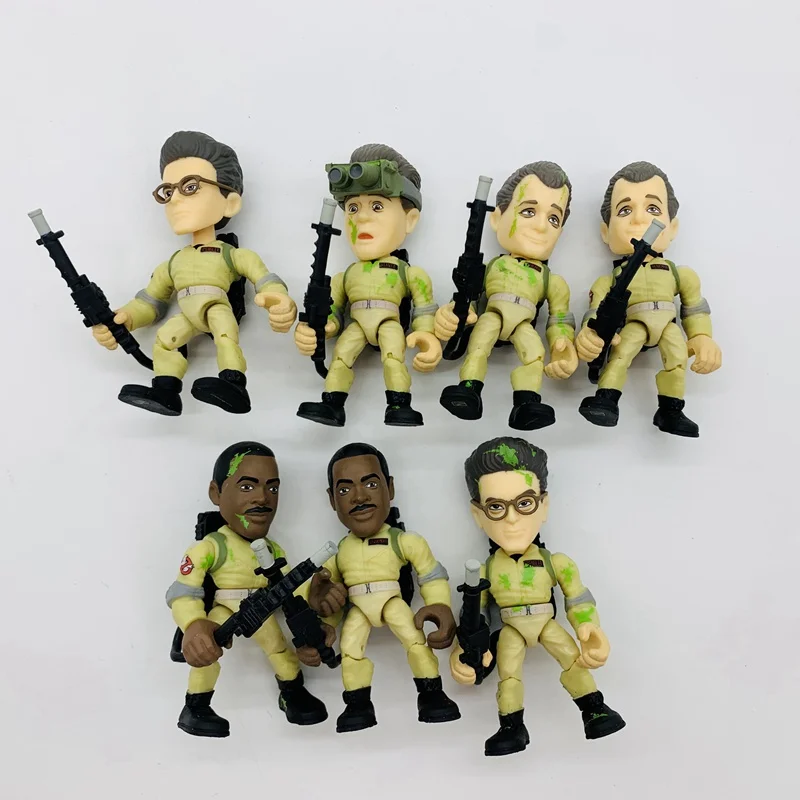 

Ghosts Busters Peter Venkman Raymond Stantz Egon Spengler Dana Barrett Action Figures Joints Movable Doll Decoration Kids Gifts