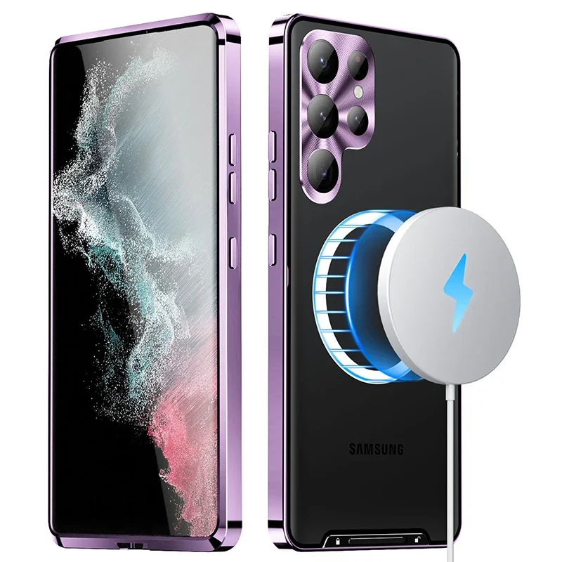 Для Samsung Galaxy S24 S23 S22 s21ultra чехол для телефона магнитная всасывающая зарядка металлическое стекло матовая защита ультратонкая задняя крышка
Для Samsung Galaxy S24 S23 S22 s21ultra чехол для телефона магнитная всасывающая зарядка металлическое стекло матовая защита ультратонкая задняя крышка