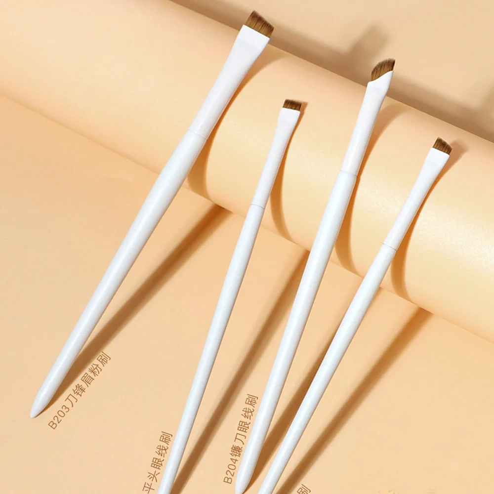 

1Pcs Ultra-Thin Angled Blade Eyeliner Brush Angle Flat Eyebrow Brush Cosmetic Beauty Makeup Brushes Tools Brow Contour Brush