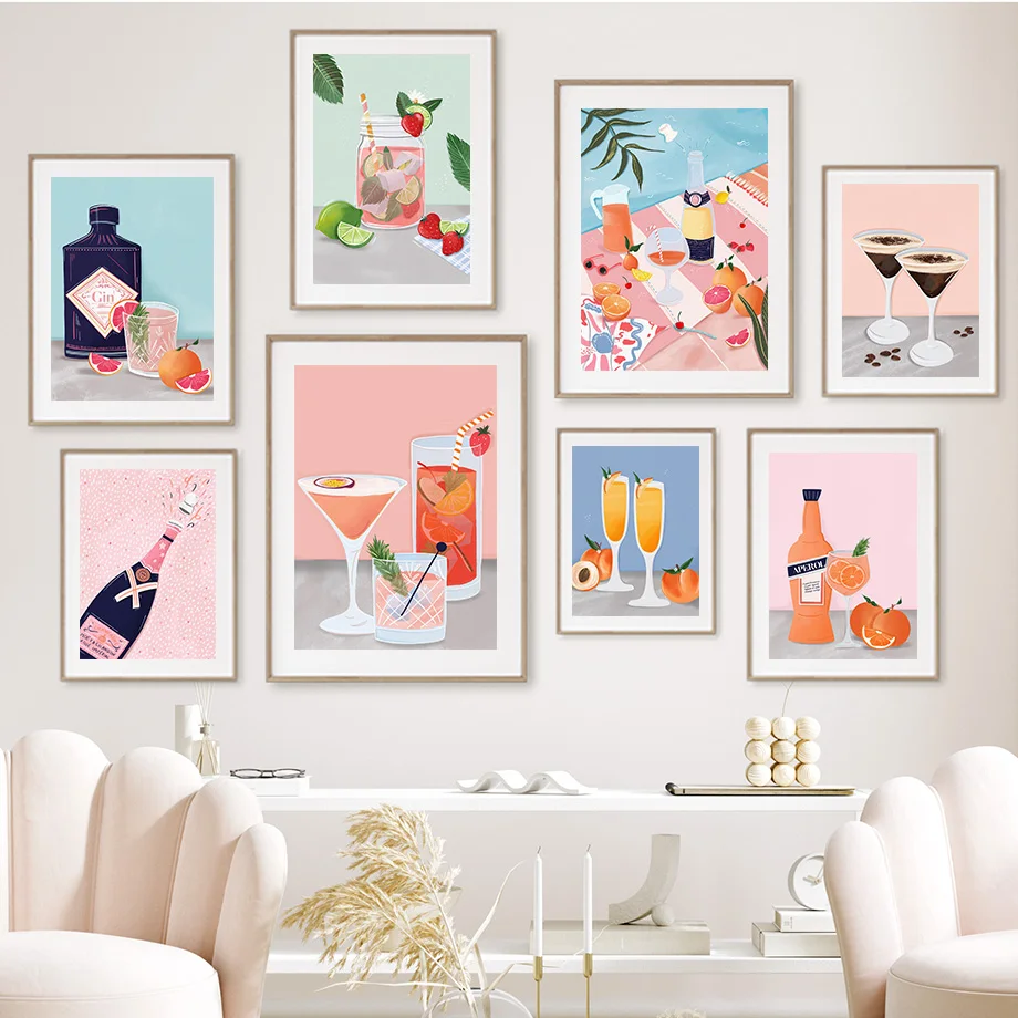 Retro Cocktail Drinks Fruit Wall Art Canvas Painting Posters And Prints Wall Pictures For Bar Kitchen Decor New House Gift
Retro Cocktail Drinks Fruit Wall Art Canvas Painting Posters And Prints Wall Pictures For Bar Kitchen Decor New House Gift