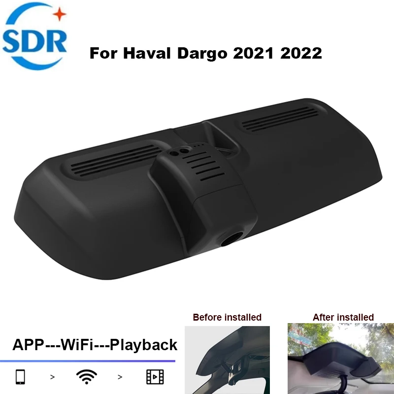 4K HD 2160P Plug and Play WIFi Car DVR Video Recorder Front and Rear Dual Lens Dash Cam For Haval Dargo 2021 2022 With APP Watch
4K HD 2160P Plug and Play WIFi Car DVR Video Recorder Front and Rear Dual Lens Dash Cam For Haval Dargo 2021 2022 With APP Watch