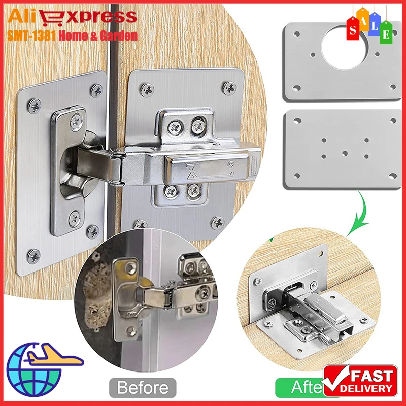 1/2/4/10Pcs Hardware Hinge Repair Plate Rust-Resistant Steel Cabinet Hinges Furniture Cupboard Repair Mount Tool With Screws
1/2/4/10Pcs Hardware Hinge Repair Plate Rust-Resistant Steel Cabinet Hinges Furniture Cupboard Repair Mount Tool With Screws