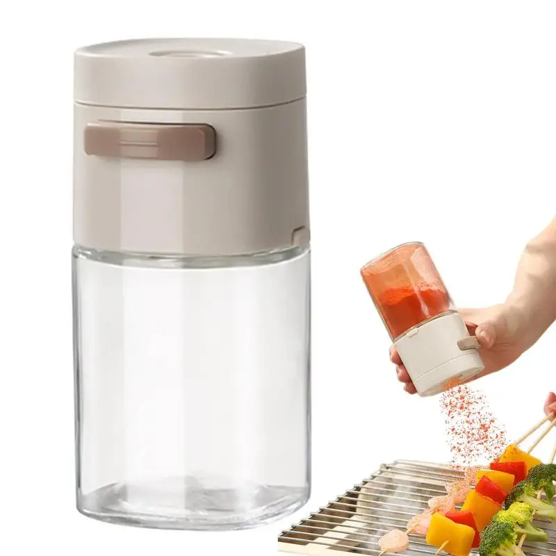 

Salt Control Bottle Clear Reliable Portable Seasoning Dispenser Salt Pepper Shakers Kitchen Accessories For Sea Salts Spices