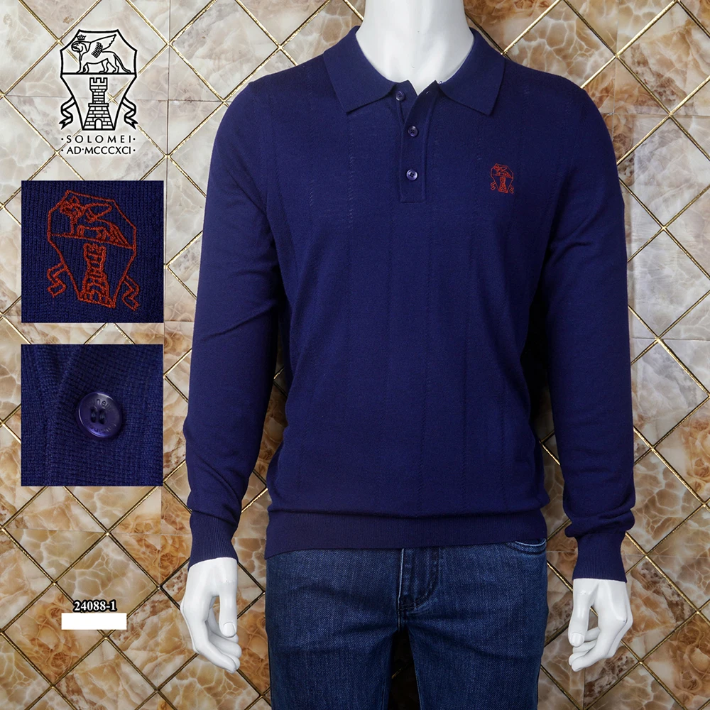 BILLIONAIRE Sweater Cashmere silk men's 2024 new warm autumn winter embroidery Business elastic quality big size M-4XL
BILLIONAIRE Sweater Cashmere silk men's 2024 new warm autumn winter embroidery Business elastic quality big size M-4XL