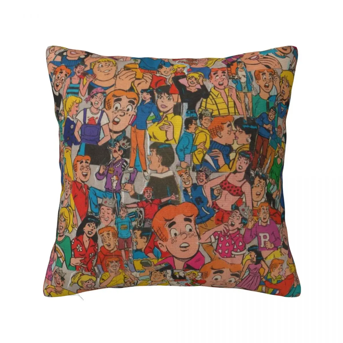 

Archie Comics Collage Throw Pillow Room decorating items Sofa Cushion Cover Pillowcases Sofa Cushions Covers