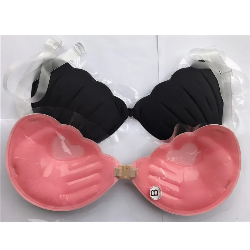 Summer Bikini Intimate Clothes Women Accessories Self Adhesive Strapless Appearance Shell Gel Silicone Push Up Bra Clear Straps
Summer Bikini Intimate Clothes Women Accessories Self Adhesive Strapless Appearance Shell Gel Silicone Push Up Bra Clear Straps