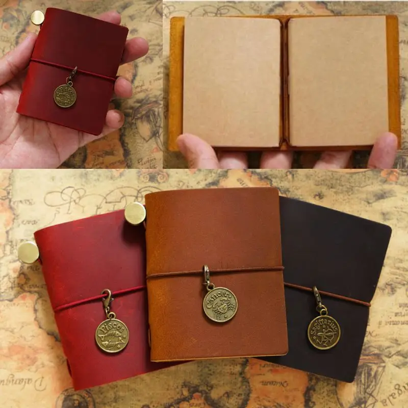 Retro Traveler's Notebook Mini Loose-leaf Notebook Top Layer Leather Pocket Planner Notebooks For Students Stationery Sketchbook
Retro Traveler's Notebook Mini Loose-leaf Notebook Top Layer Leather Pocket Planner Notebooks For Students Stationery Sketchbook