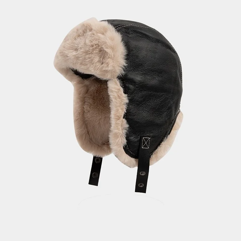 Warm Bomber Hats Earflap Russian Hat Men Women Ear Flap Winter Hat Windproof Cycling Skiing Winter Leather Snow Hats Fur Hat
Warm Bomber Hats Earflap Russian Hat Men Women Ear Flap Winter Hat Windproof Cycling Skiing Winter Leather Snow Hats Fur Hat